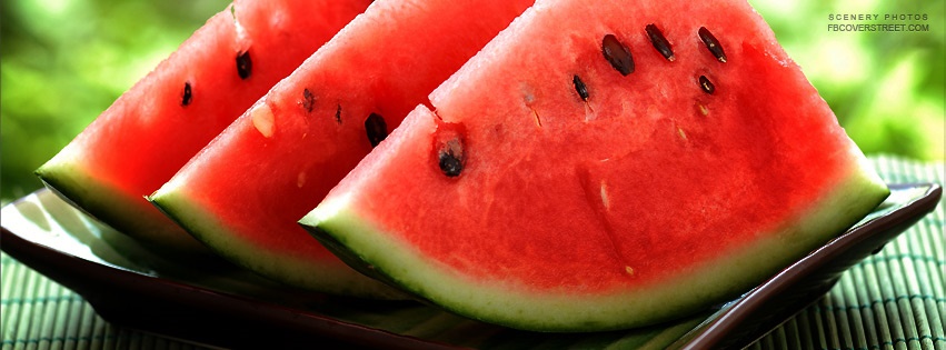 Watermelon Slices Facebook cover