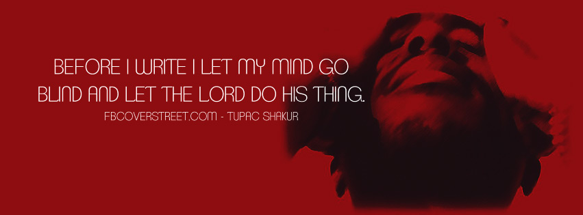 I Let The Lord Do His Thing Quote Facebook cover