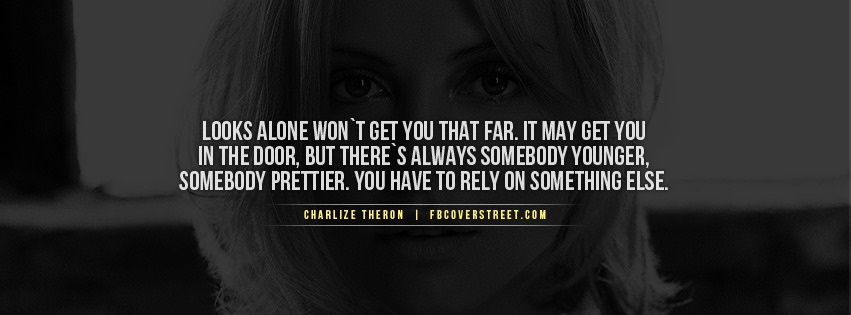 Charlize Theron Good Looks Facebook Cover