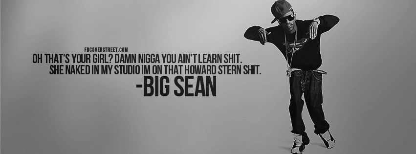Big Sean That's Your Girl Facebook cover