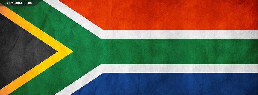 South Africa Grungy Flag Facebook cover
