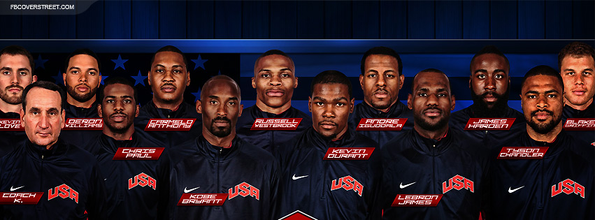 2012 Team USA Basketball Facebook cover