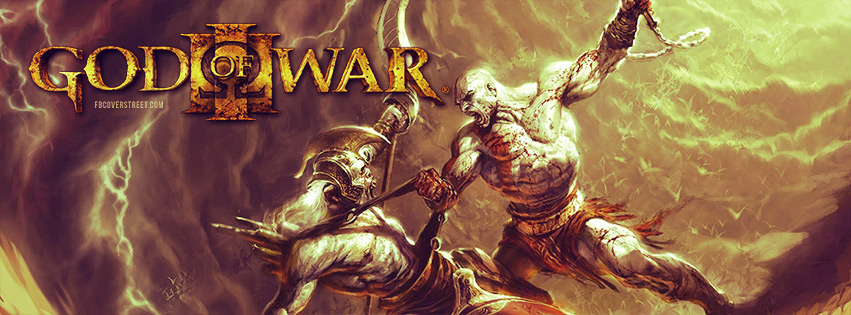 God of War III Battle Facebook cover