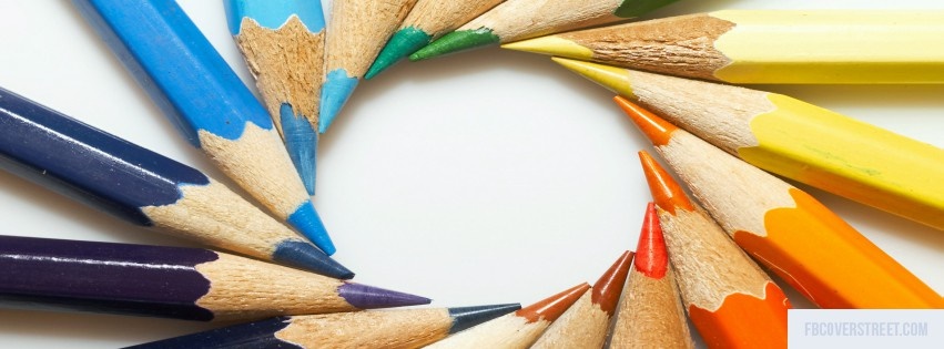 Color Pencils 6 Facebook cover