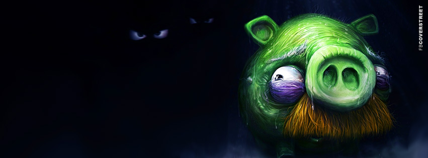 Angry Birds Alone Pig Art  Facebook Cover