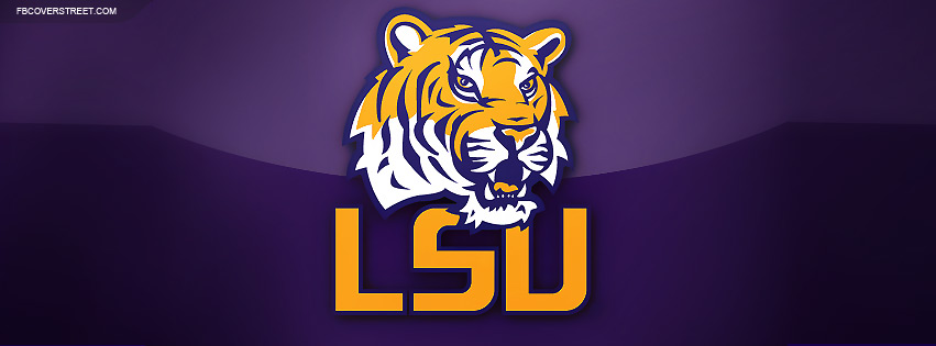 Louisiana State University Tiger Logo Facebook Cover