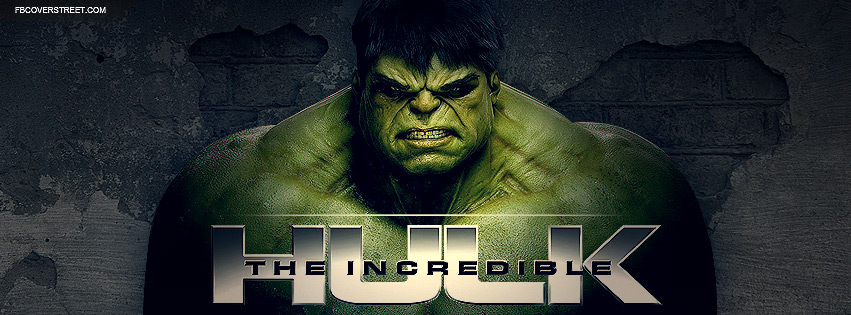 The Incredible Hulk Broken Concrete Wall Facebook cover