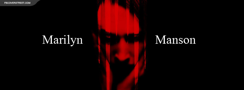 Marilyn Manson 2 Facebook cover