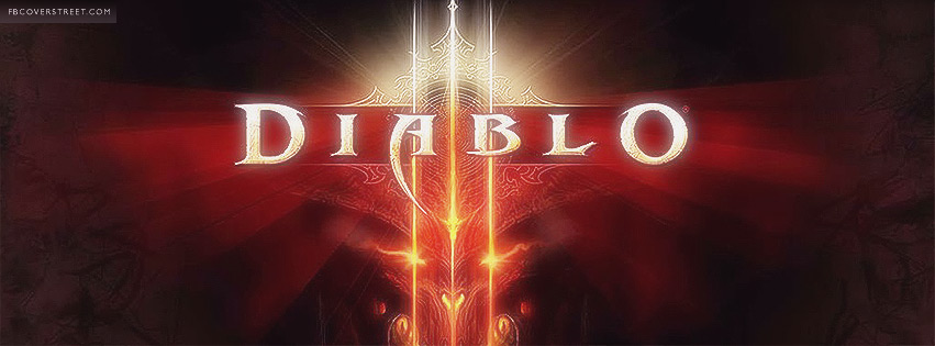 Diablo III Logo Facebook cover