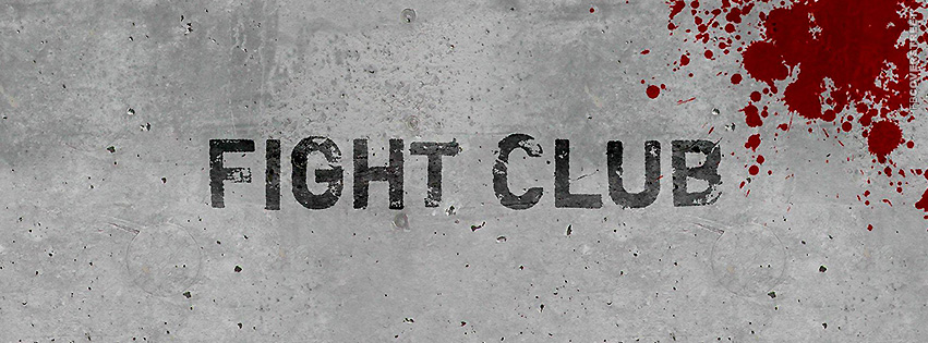 Fight Club Words Facebook Cover