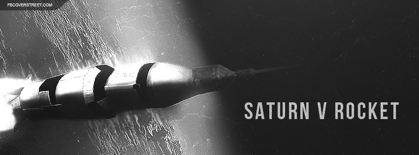 Saturn V Rocket In Space Facebook cover