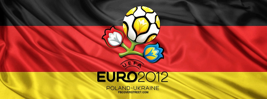 Euro 2012 Germany Flag Facebook cover