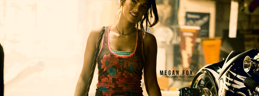 Megan Fox Transformers 1 Facebook Cover