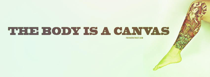 The Body Is A Canvas Facebook cover