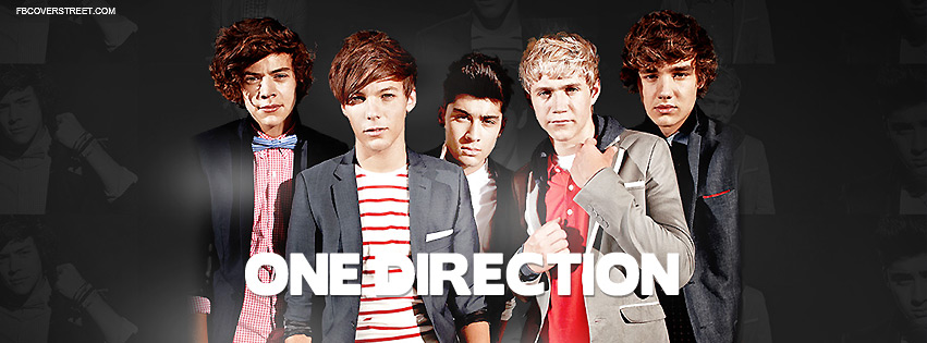 One Direction Band Photo Manipulation Facebook cover