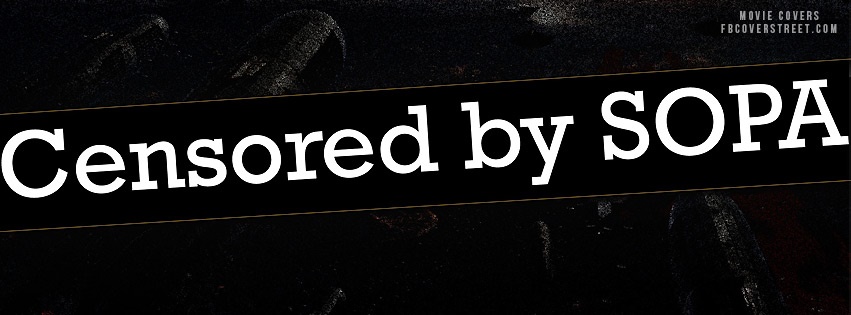 Censored By Sopa Facebook cover