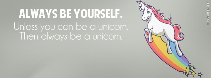 Always Be Yourself  Facebook Cover