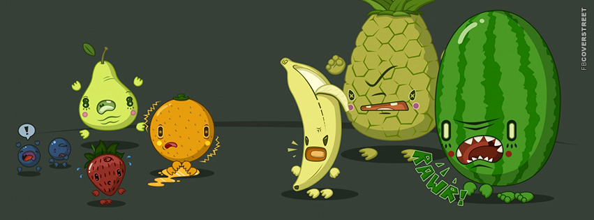 Angry Fruit  Facebook cover