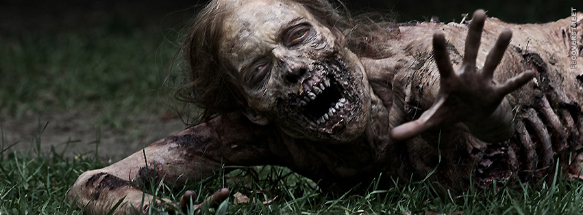 The Walking Dead Zombie  Facebook Cover