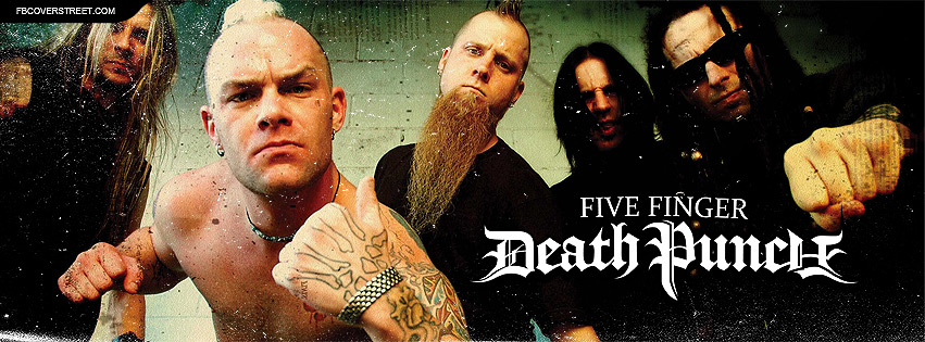 Five Finger Death Punch Band Photo Facebook cover