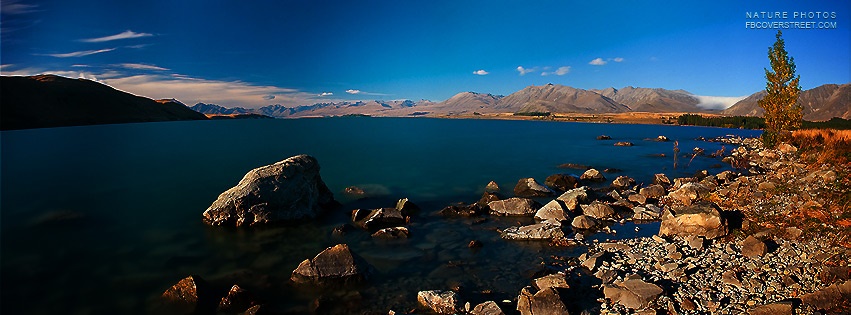 Lakeview of Mountains Facebook Cover