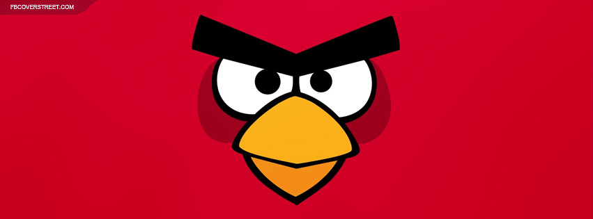 Angry Birds Super Red Bird Facebook cover