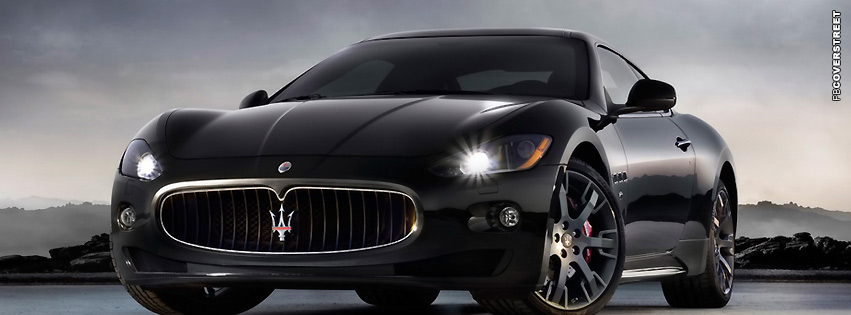 Black Maserati  Facebook Cover