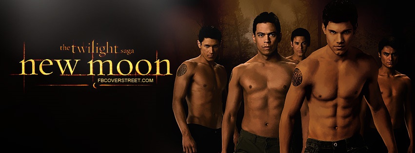Twilight New Moon Wolf Pack Facebook cover
