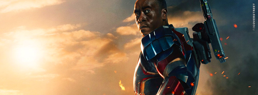Iron Man 3 War Machine Movie Facebook cover