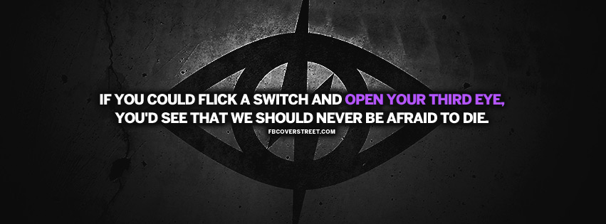 Open Your Third Eye Muse Quote Lyrics Facebook cover