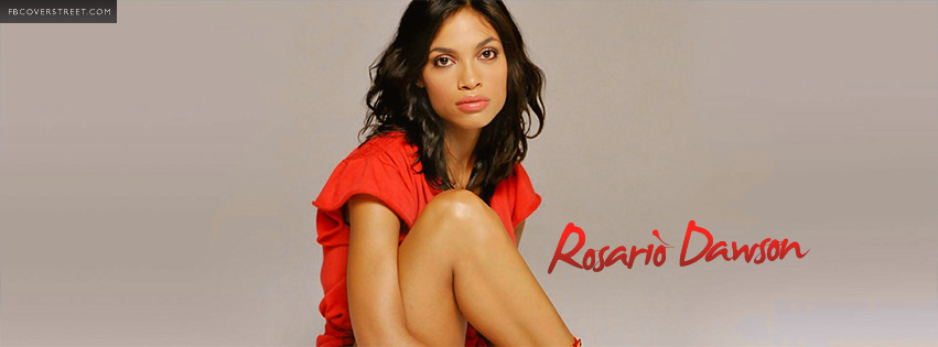 Rosario Dawson Modeling Facebook cover
