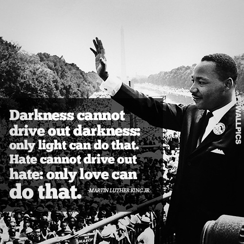 Darkness Cannot Drive Out Darkness Martin Luther King Jr Quote Facebook picture