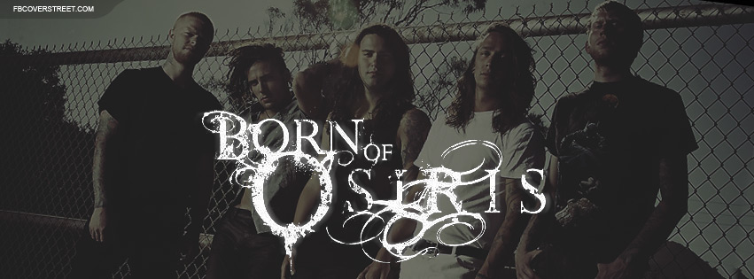 Born of Osiris Band Photo and Logo Facebook cover