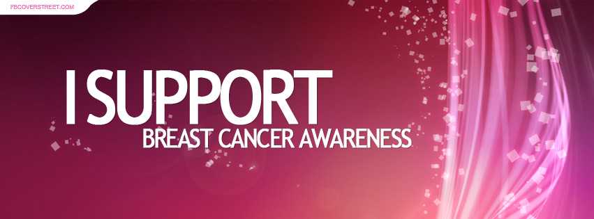 I Support Breast Cancer Awareness 4 Facebook cover