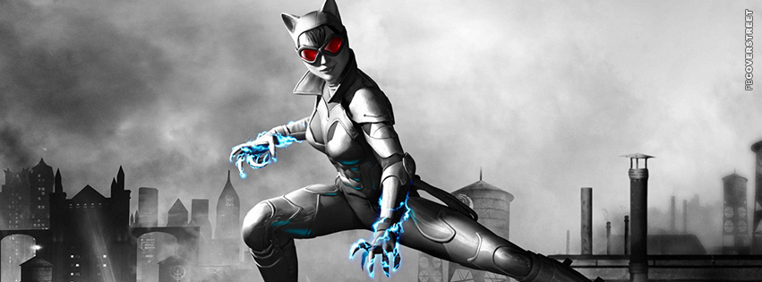 Catwoman Batman Video Game Facebook Cover