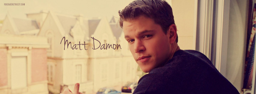 Matt Damon 2 Facebook Cover