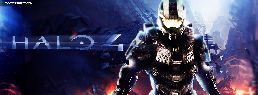 Halo 4 Master Chief 2 Facebook cover