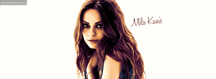 Mila Kunis Gorgeous Facebook Cover