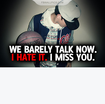 We Barley Talk Now Quote Facebook picture