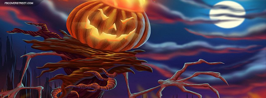 Pumpkin Monster Facebook cover