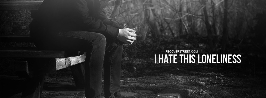 I Hate This Loneliness Boy Facebook cover