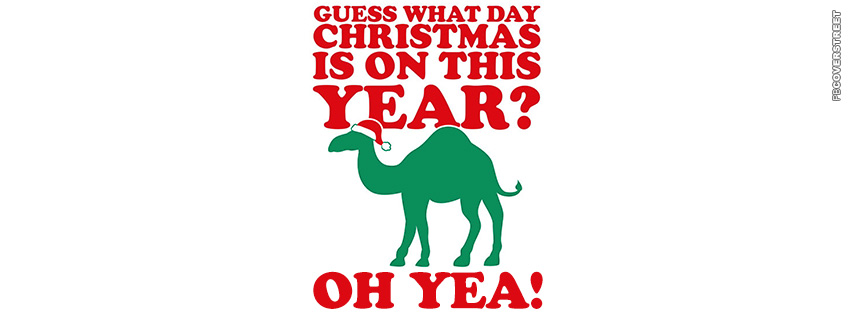 Christmas 2013 Is On Humpday  Facebook Cover