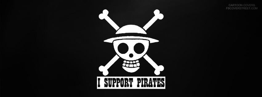 One Piece I Support Pirates Facebook cover