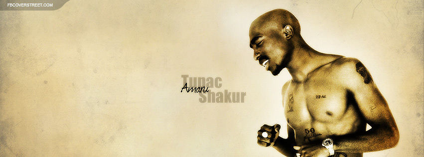 Tupac Amaru Shakur Facebook cover