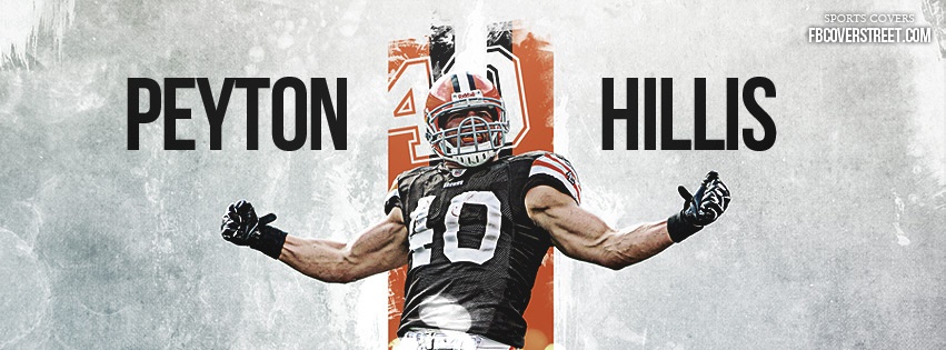 Peyton Hillis Cleveland Browns 1 Facebook cover