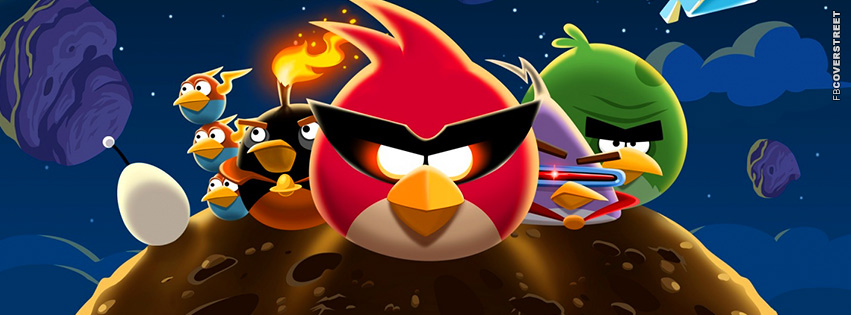 Angry Birds Space Cover  Facebook Cover