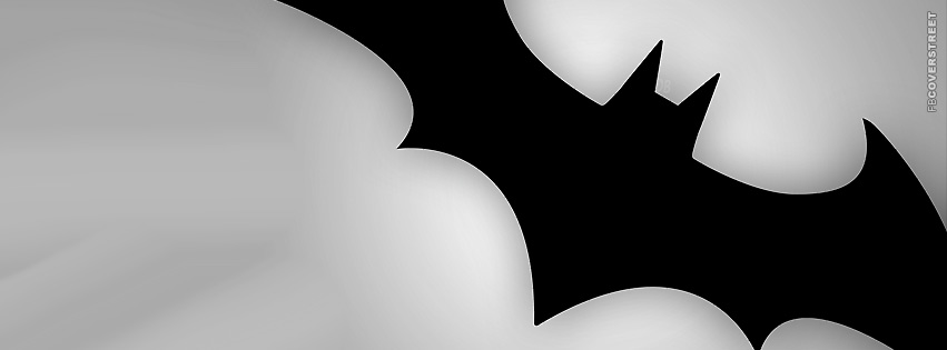 Batman Black Bat Symbol  Facebook Cover
