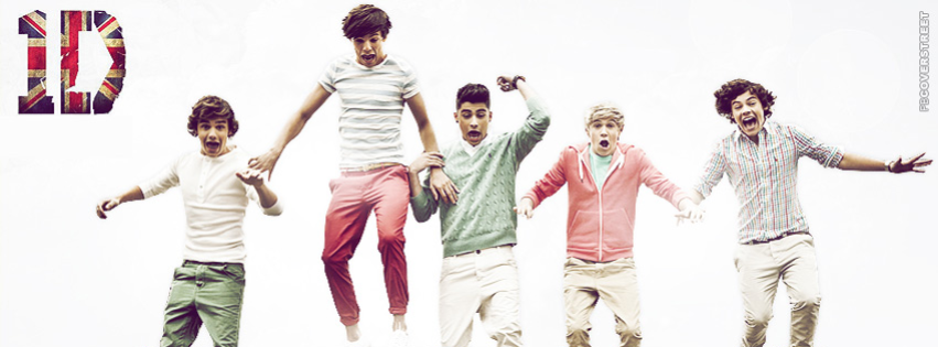One Direction Jumping Photo  Facebook cover