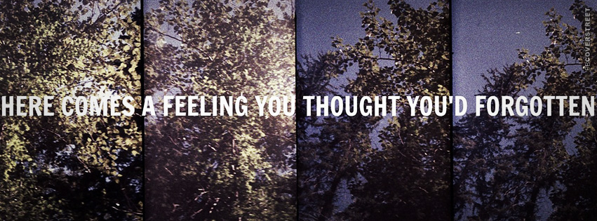 A Feeling Quote  Facebook Cover