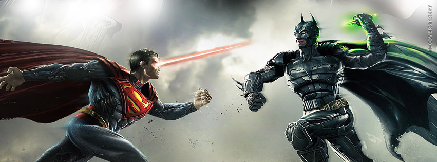 Batman and Superman Injustice  Facebook Cover